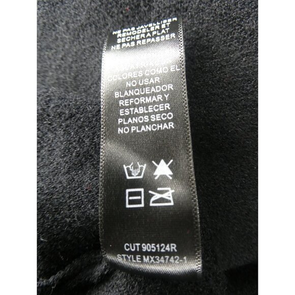 Maxsport Long Open Front Black Fall Winter‎ Glam Sweater - Picture 7 of 7